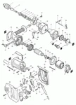 фото Makita Наковальня ударная дрель алмазного бурения Makita 8406С рис.(7)