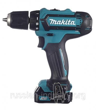 Фото Дрель-шуруповерт аккумуляторная Makita DF331DWAE 10.8 В 2 Ач 30 Нм Li-Ion