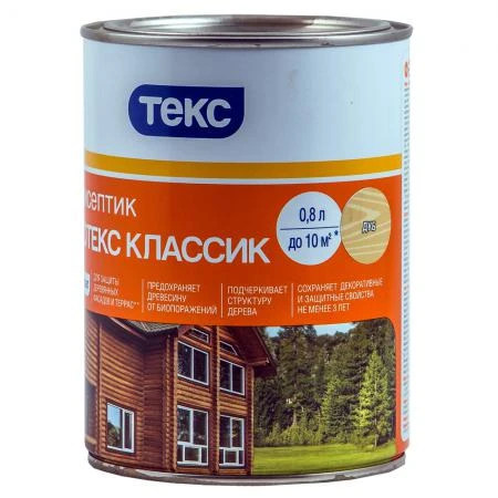 Фото Пропитка, дуб, 0,8 л. Биотекс Классик, "Текс"