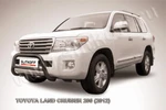 фото Slitkoff Кенгурятник d76 низкий черный TOYOTA LAND CRUISER 200 (2012)