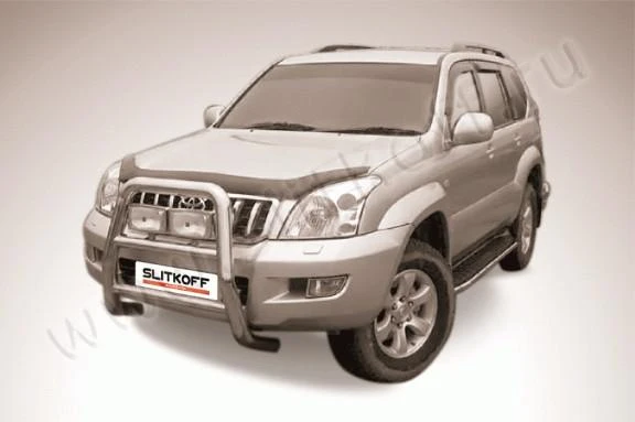 Фото Slitkoff Кенгурятник d76 высокий Toyota Land Cruiser Prado 2003