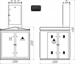 Фото №3 Комплектные трансформаторные подстанции мощностью от 25 до 1000 кВА на напряжение 6 или 10 кВ. Тупиковые, воздушные