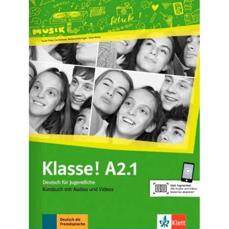 Фото Klasse! A2.1. Kursbuch mit Audios und Videos online