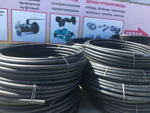 Фото Пластиковая труба ПЭ 100 SDR17 PN 10,0 3,8 мм