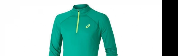 Фото ASICS Mile LS 1/2 Zip Top/ Беговая рубашка с длинным рукавом