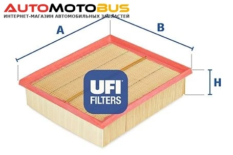 Фото Фильтр воздушный двигателя UFI 30.192.00