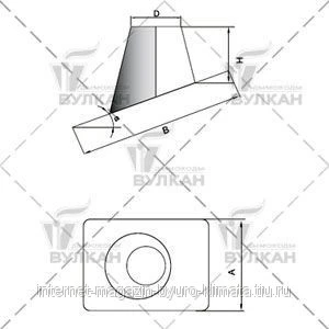 Фото Кровельный элемент 0° DKH d 180 полированный