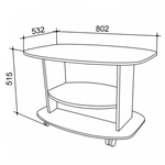 Фото №3 Стол журнальный "Лидер"