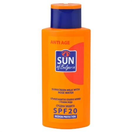 Фото Солнцезащитное молочко с розовой водой SPF 20 200 ml