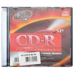 фото Диск CD-R VS, 700 Mb, 52x, Slim Case