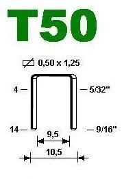 Фото Скоба T50/08 galv