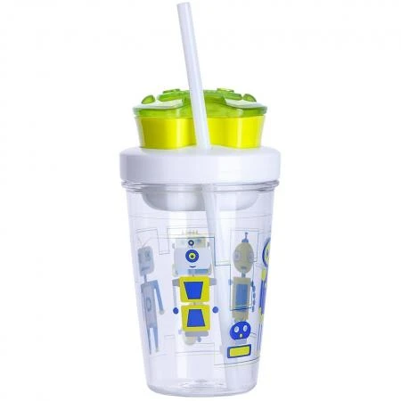 Фото Стакан детский для воды с трубочкой Contigo Snack Tumbler (0,35 литра)