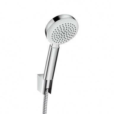 Фото Hansgrohe Crometta 100 1jet 26665400 Душевой гарнитур (хром/белый)