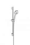 фото Hansgrohe Crometta 100 Multi EcoSmart 26653400 Душевой гарнитур (хром/белый) | интернет-магазин сантехники Santehmag.ru