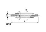 Фото №3 Сверло центровочное 1,6x35,5мм S=4,0мм №А HSS-G DIN333 Ruko 217016