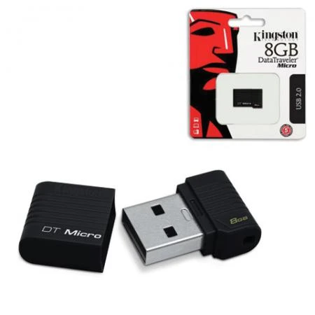 Фото Флэш-диск 8 GB, KINGSTON Data Traveler Micro, USB 2.0, черный