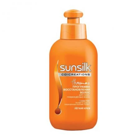 Фото Крем для волос SUNSILK (Сансилк), программа восстановления, 200 мл