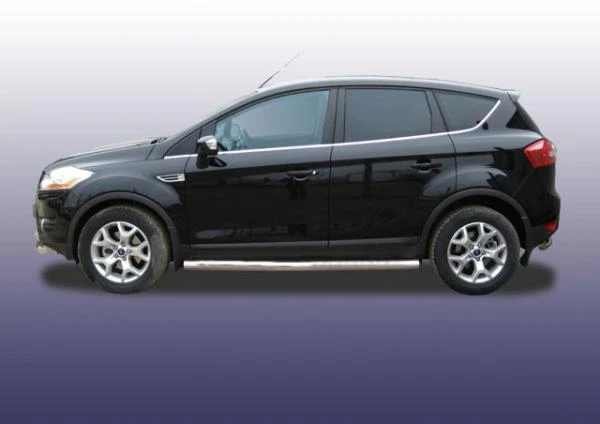 Фото Slitkoff Защита порогов d76 труба Ford Kuga 2008