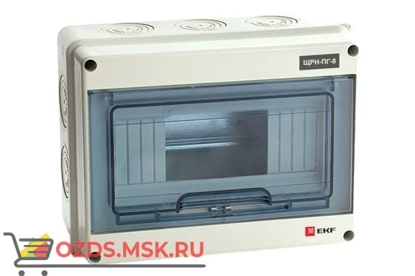 Фото ЭКФ Pb65-n-pg-8 Щит ЩРН-ПГ- 8 (147х203х89) IP65