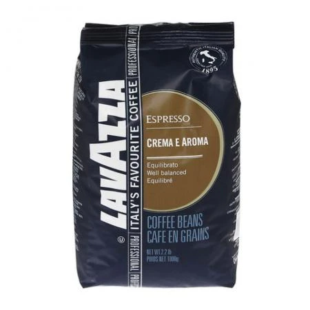 Фото Кофе в зернах LAVAZZA (Лавацца) "Crema Aroma Espresso", натуральный, 1000 г, вакуумная упаковка