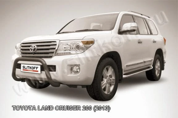 Фото Slitkoff Кенгурятник d76 низкий мини черный TOYOTA LAND CRUISER 200 (2013)