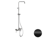 фото Душевая система с изливом Remer Energy EY34ASSDNO, черный матовый