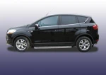 фото Slitkoff Защита порогов d42 с листом Ford Kuga 2008