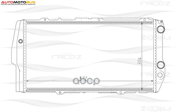 Фото Радиатор охлаждения FREE-Z KK0110