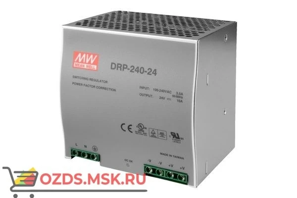 Фото Mean Well DRP-240-24 Блок питания (24В)