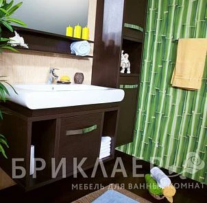 Фото Бриклаер Тумба для комплекта Бриклаер Куба 90 венге