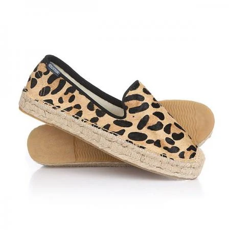 Фото Эспадрильи женские Soludos Smoking Slipper Fashion Leopard Print