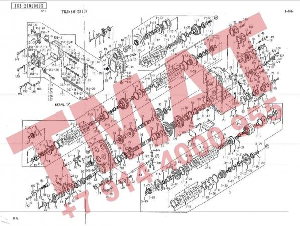 Фото Запчасти трансмиссии Kato KR22H MR220SP