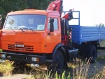 фото Кран-борт КамАЗ 43253 с КМУ FASSI F95.A22