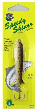 Фото Блесна Thomas Speedy Shiner 4,82 гр (1/6 oz) Расцветка... BT (BROWN TROUT)