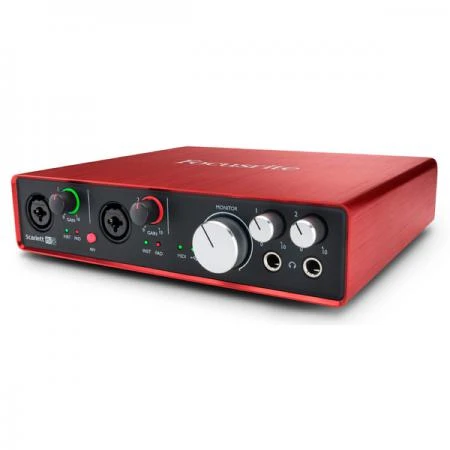 Фото Внешняя студийная звуковая карта Focusrite Scarlett 6i6 2nd Gen