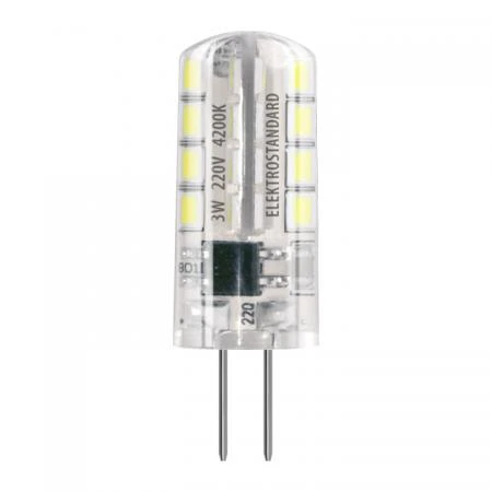 Фото Лампа светодиодная G4 SMD 3W AC 220V 360° 3300K; a031729 ELEKTROSTANDARD