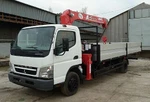 фото Бортовой автомобиль FUSO Canter c КМУ UNIC-374