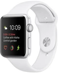 фото Apple Умные часы Apple Watch Series 1 42mm with Sport Band Silver/White MNNL2