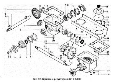 Фото Крышка с редукторами ЗП 02.300