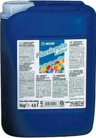 Фото Mapei Planicrete, латексная добавка в цементный раствор, 10 кг.