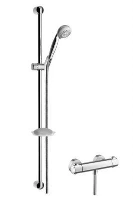 Фото Hansgrohe Croma Ecostat Combi 27063000 Душевой гарнитур с термостатом (хром)