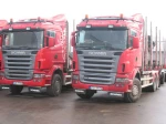 фото Лесовоз Scania P440 с КМУ Epsilon M100L97 и сортиментной площадкой Forest King