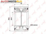 фото Комплект подшипника ступицы колеса LYNXauto WB-1423