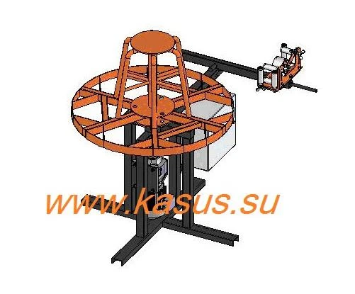 Фото Станок для намотки троса в бухту СПТ 1-1 с РР