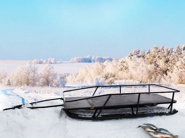 Фото Купить сани ПГК-2000 с пластиковыми накладками