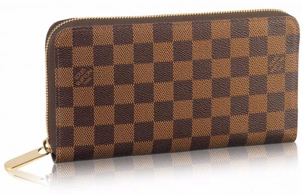 Фото Louis Vuitton Органайзер для мужчин Louis Vuitton Damier Ebene Canvas Zippy N60003