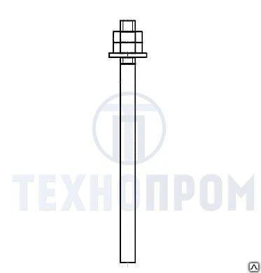 Фото Болт анкерный фундаментный прямой 5 ГОСТ 24379.1-80