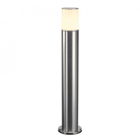 Фото ROX ACRYL POLE 90 садовый светильник IP44 для лампы E27 20Вт макс., матированный алюминий/ белый | 232276 SLV