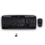 фото Набор беспроводной LOGITECH MK330, клавиатура, мышь, 2 кнопки + 1 колесо-кнопка, цвет черный