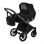 фото Коляска 2 в 1 BeBe-mobile Cezaro черный плетеный